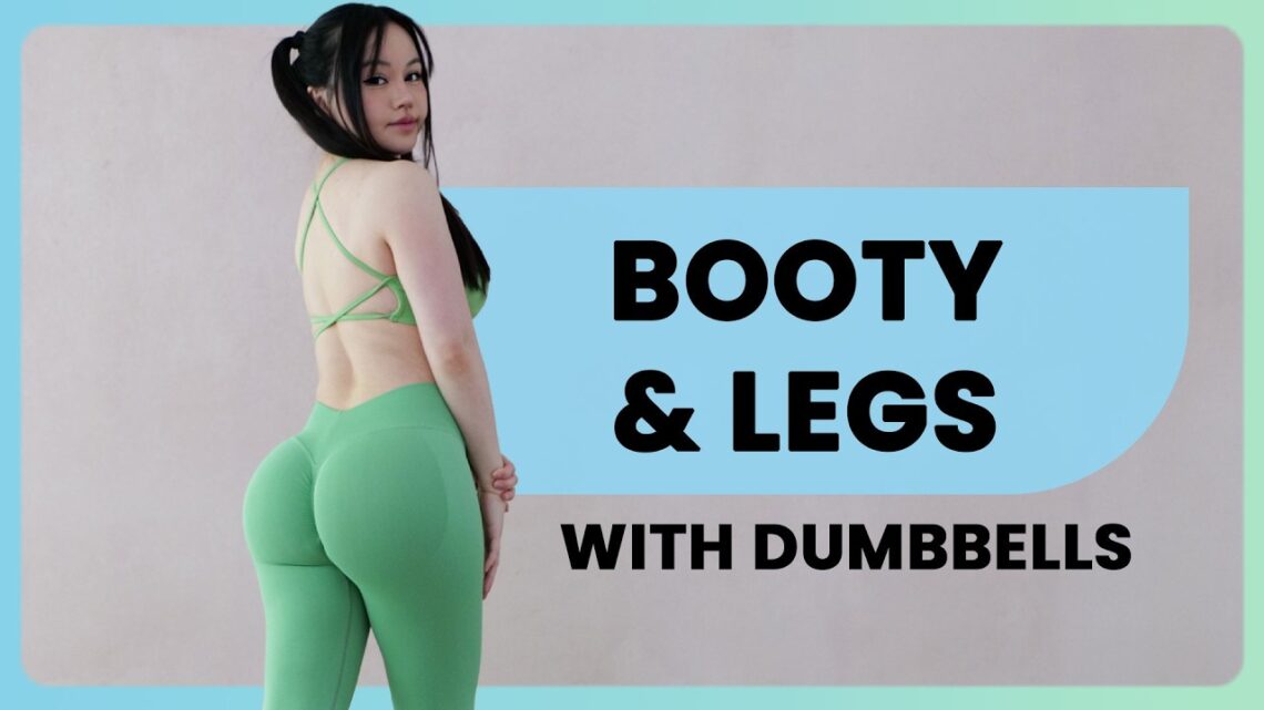30 Min Booty Workout with Dumbbells  Glute Exercises – Hourglass Challenge