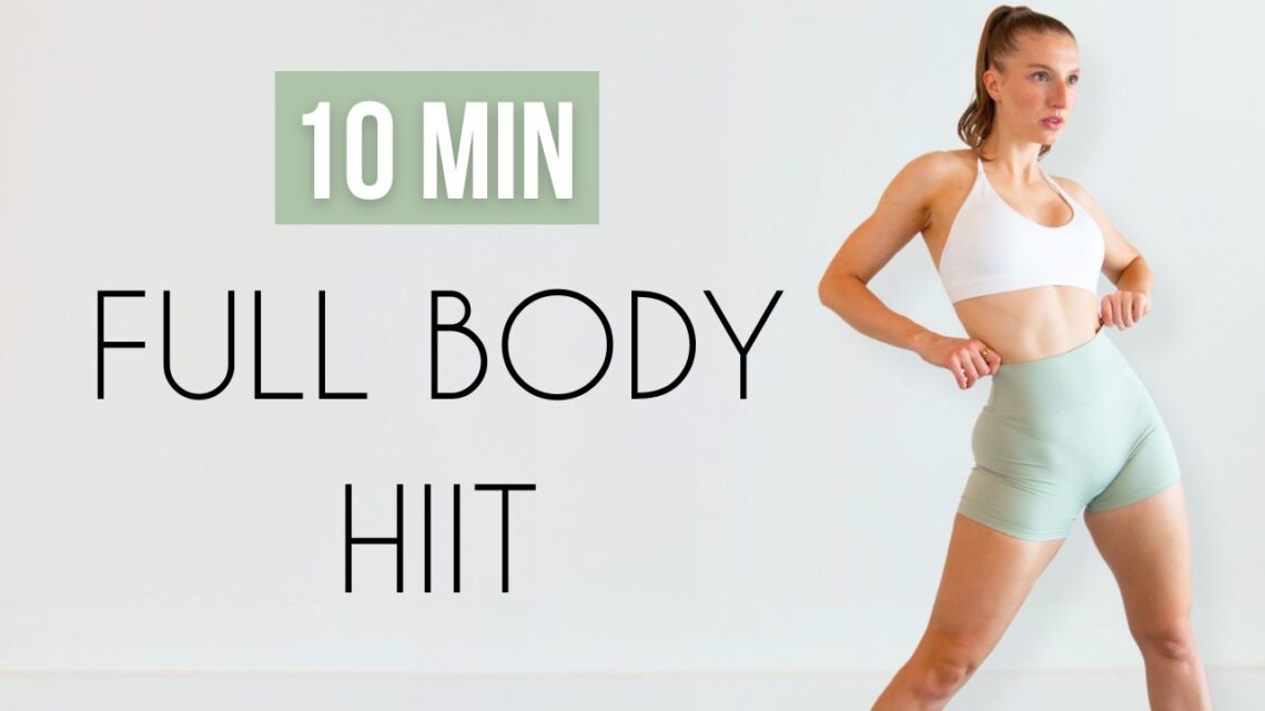 10 MIN FULL BODY HIIT – No Equipment At Home Workout