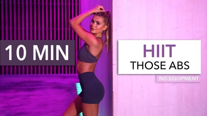 10 MIN HIIT THOSE ABS – 2in1 Cardio & Core I high intensity calorie burn
