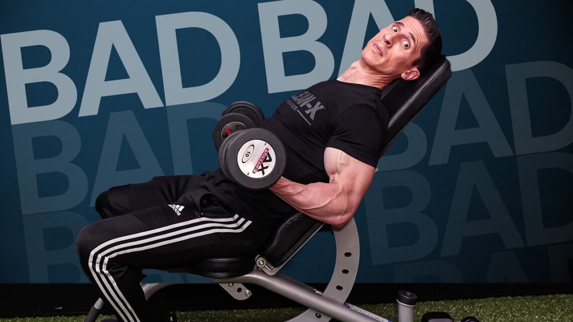 Stop Screwing Up Incline Dumbbell Curls (PROPER FORM!)