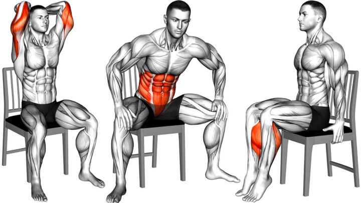 My Morning Workout at Home with Chair