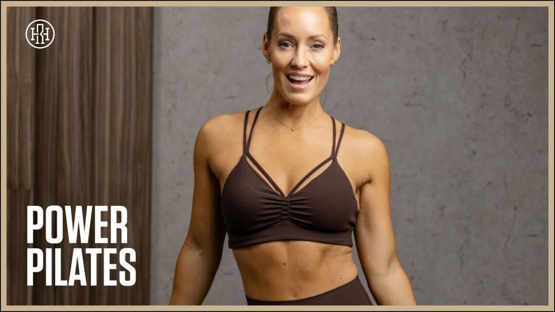 40 MIN Power Pilates // Day 49: HR12WEEK 5.0