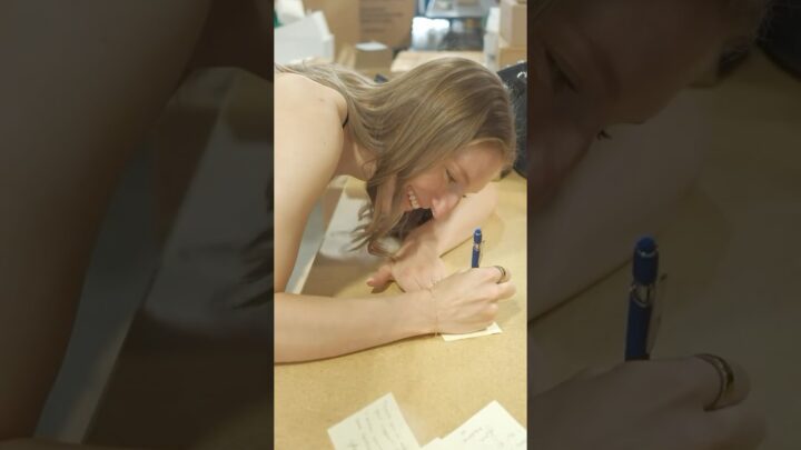 BTS – adding a personal touch to every order #shorts