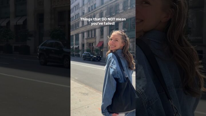 things that DO NOT mean you’ve failed! #shorts