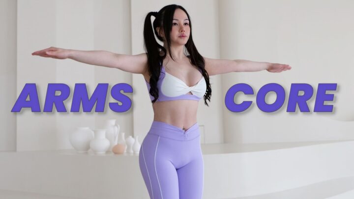 15 Min Core, Arms and Back Workout – No Equipment, At Home Workout