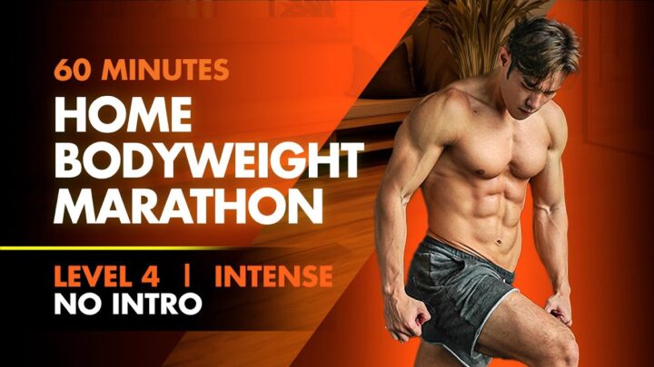 1 Hour Bodyweight Marathon Workout (Level 4)