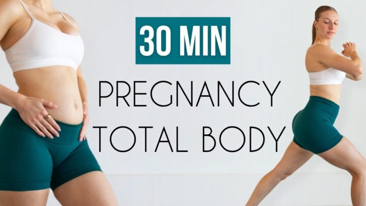 30 Min Full Body Pregnancy Workout at Home  No Equipment  All Trimesters