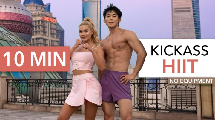 10 MIN KICKASS HIIT – Boxing & Kicking Cardio Workout – with Moss Xiaoguan