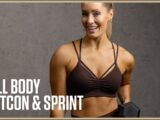 37MIN Full Body MetCon + Sprint// Day 13: HR12WEEK 5.0