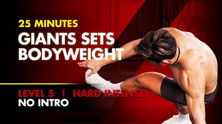 25 Minutes Strength & Endurance Bodyweight Combo  Level 4-5