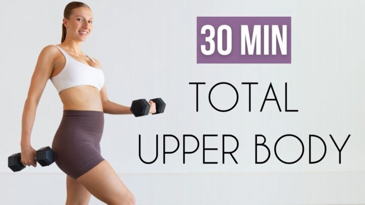 30 MIN Dumbbell Upper Body Workout  Strength at Home (Pregnancy Friendly)