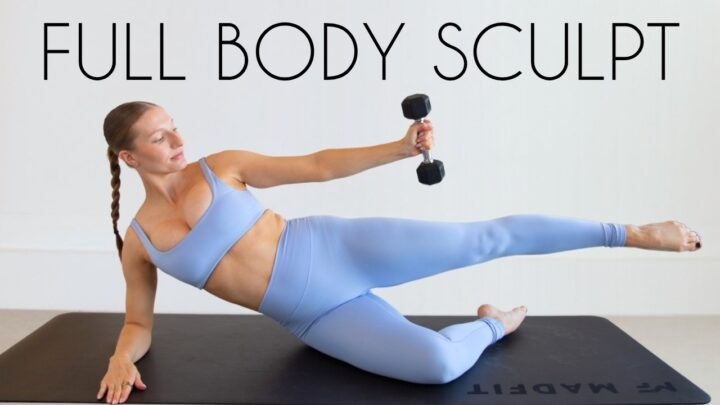 15 Min Full Body Sculpt Workout  Pilates Style & Pregnancy Friendly