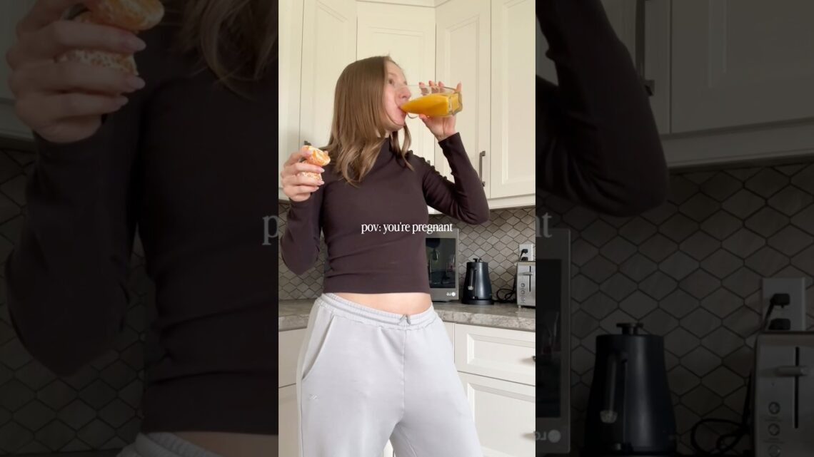 pov: you’re pregnant 🍊