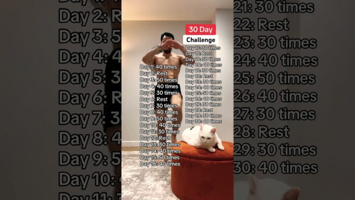 30 Day Workout Challenge At Home For Beginners