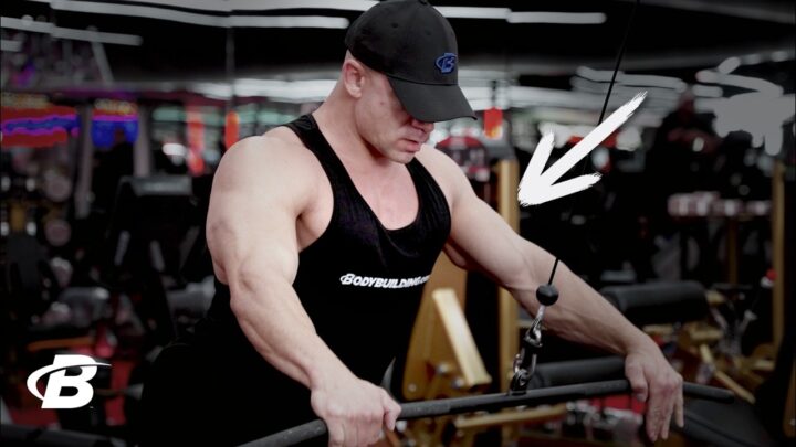 Straight Arm Cable Pulldowns (Proper Form)