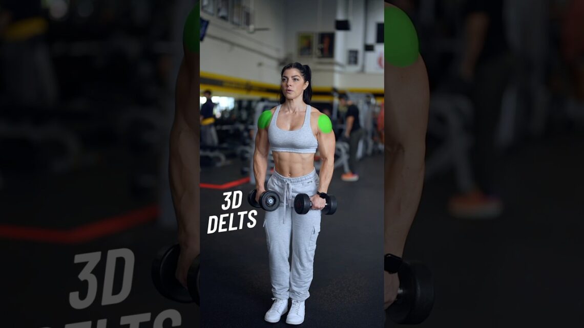 Top 4 exercises for capped shoulders 🔥 #gymworkout #fitnessmotivation #fitness
