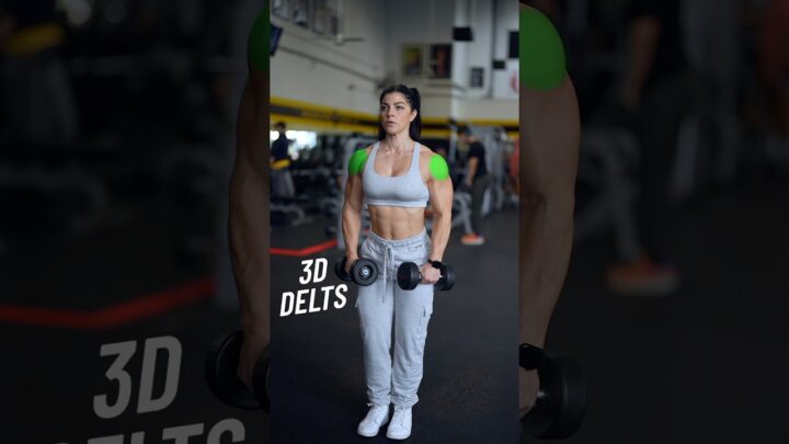Top 4 exercises for capped shoulders 🔥 #gymworkout #fitnessmotivation #fitness