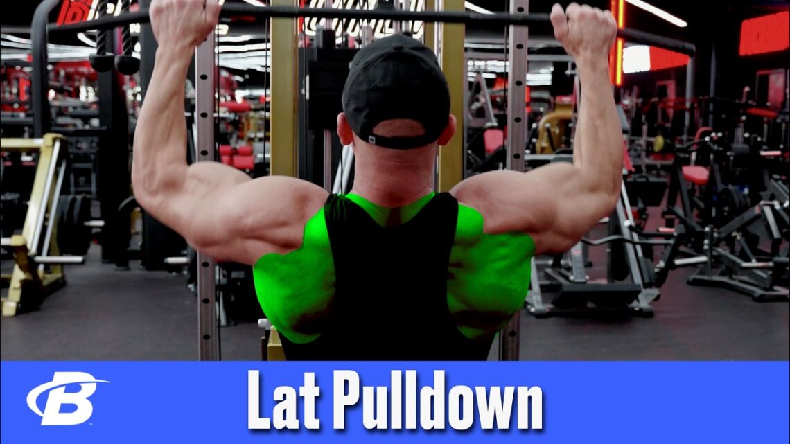 How To Do A Lat Pulldown With A Wide Overhand