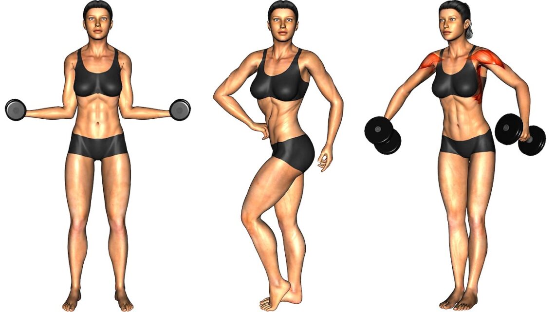 Full Body Dumbbell Workout  All Standing