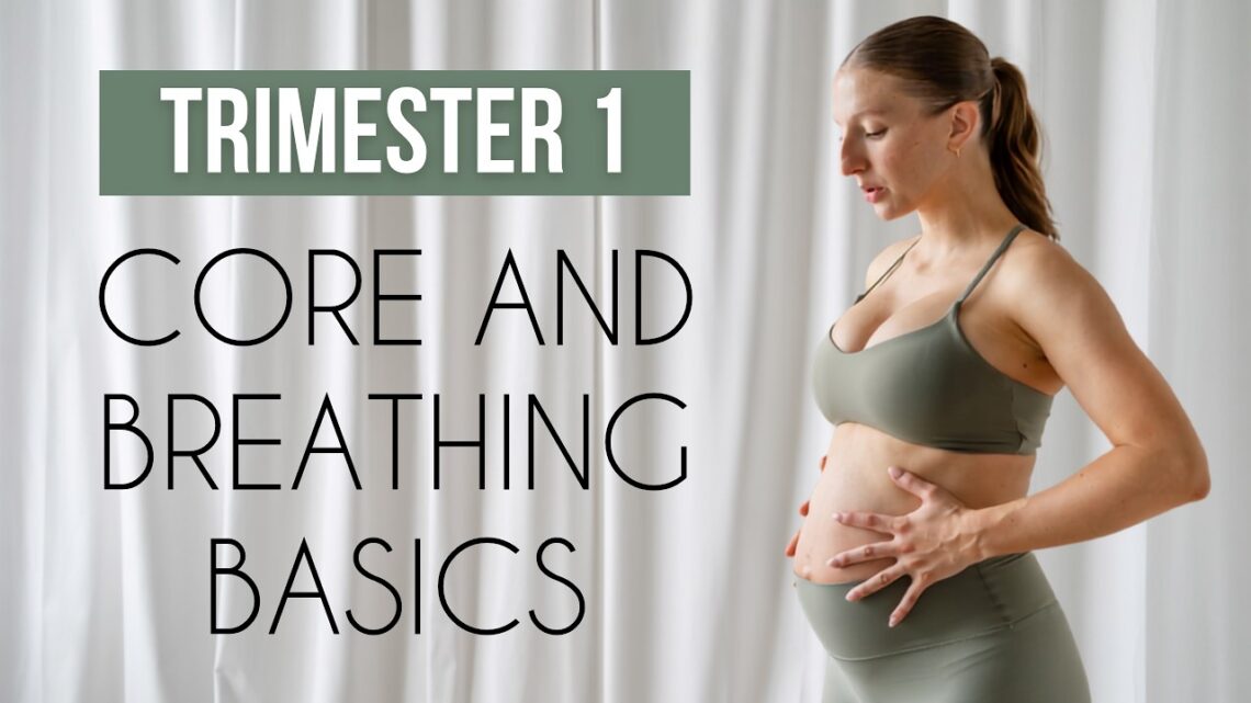 20 MIN CORE + BREATHING WORKOUT (MadFit App Prenatal Program)